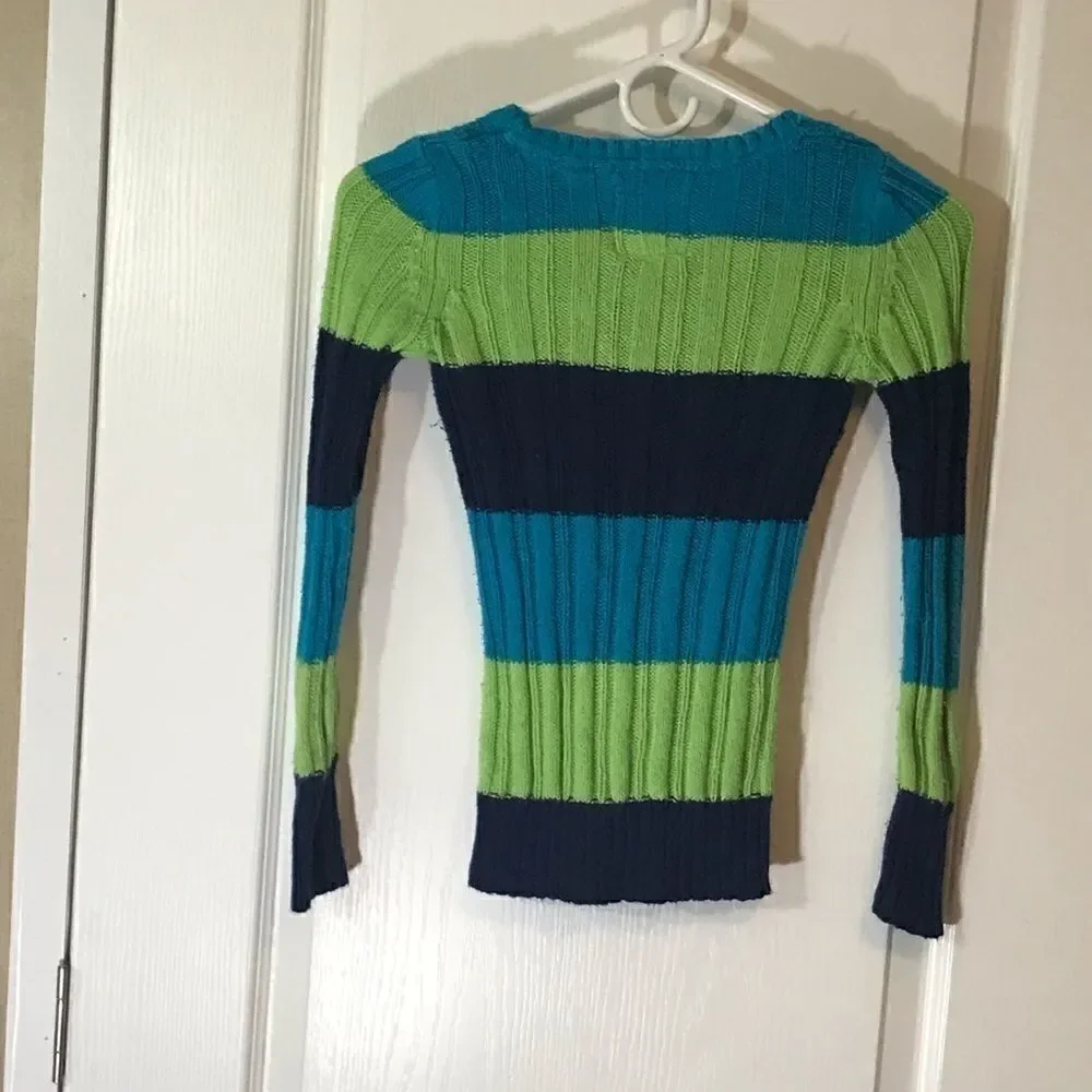 Justice Size 10 Long Sleeve V Neck Pullover Sweater